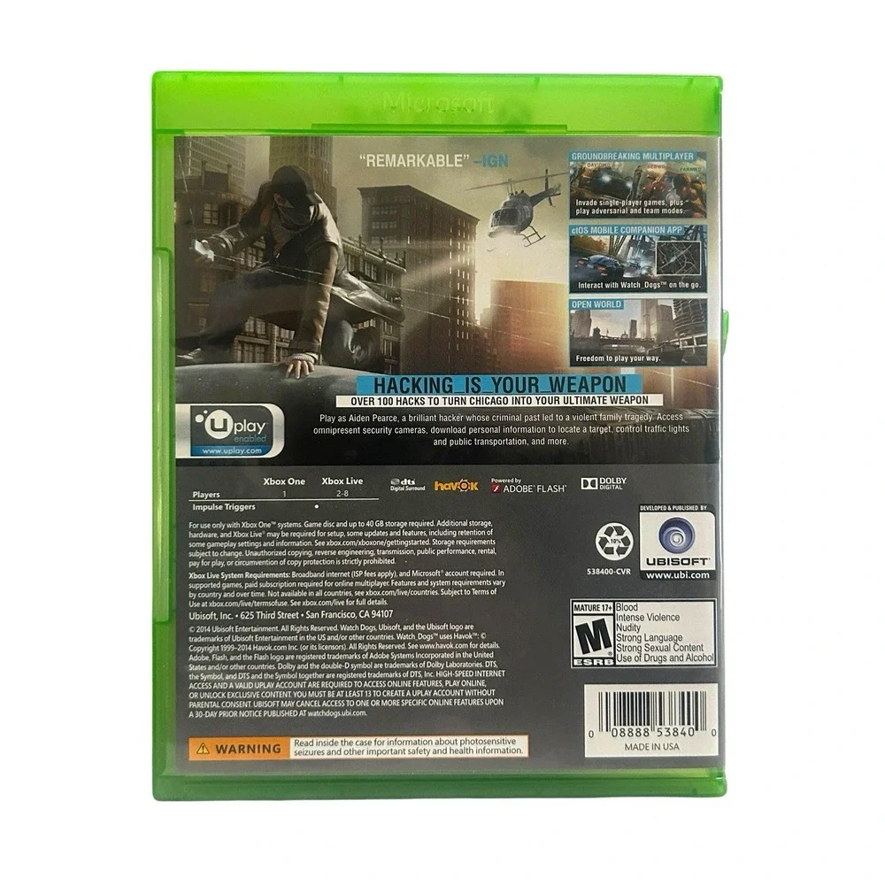 Watch Dogs - Microsoft Xbox One